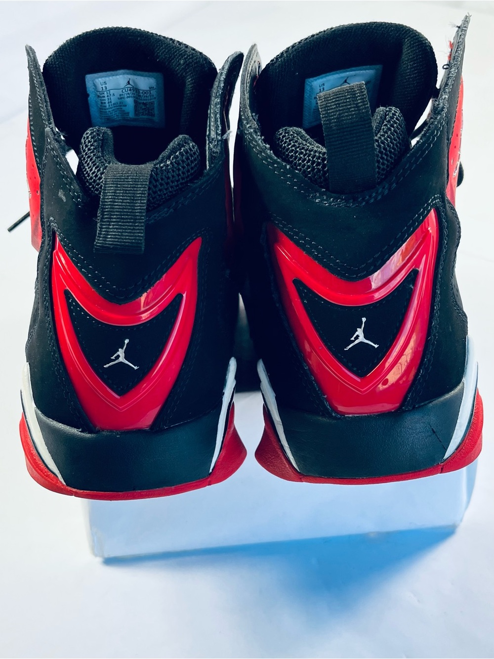 Nike Air Jordan True Flight #CU4933-001 Red Black Men’s Size:13 Basketball Shoes - Picture 4 of 15